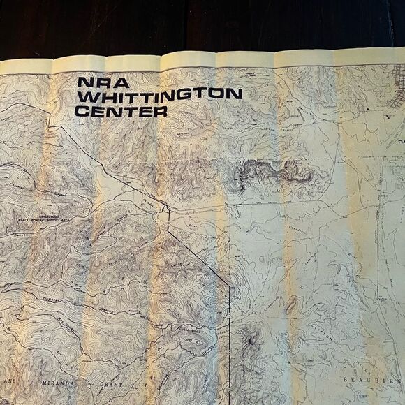 NRA Whittington Center Topical Map - Picture 2 of 6